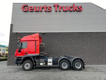 Iveco Trakker 560 SIVI 6X6 HEAVY DUTY PRIME MOVER 275 TONS, Autos, Camions, Rouge, Euro 5, Achat, 560 ch