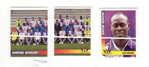 Panini Football 2011 Germinal Beerschot / 3 stickers, Verzamelen, Sportartikelen en Voetbal, Zo goed als nieuw, Poster, Plaatje of Sticker