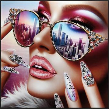 Bling-bling, chigue, powerful, over the top look lady💎 beschikbaar voor biedingen