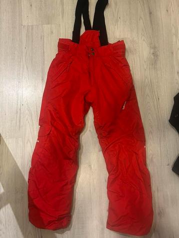 Rode skibroek Wedze, maat 8 jaar beschikbaar voor biedingen