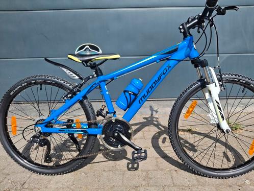 KINDERMOUNTAINBIKE MUDDYFOX 24 INCH VOLLEDIG VERNIEUWD, Fietsen en Brommers, Fietsen | Jongens, Zo goed als nieuw, 24 inch, Ophalen