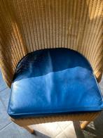 Lloyd loom zetels, blauwe vaste kussens, 6 stuks, Ophalen, Overige materialen, Overige kleuren, Lloyd loom