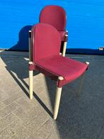 45 bordeaux rode stapelstoelen Hartmut Loymeyer, Huis en Inrichting, Ophalen, Zo goed als nieuw