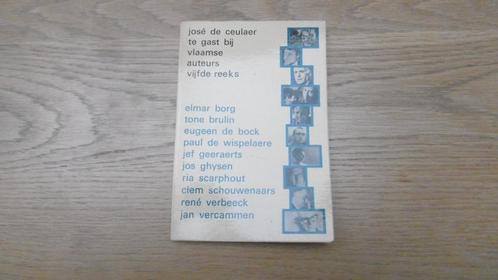 José de ceulaer: Te gast bij Vlaamse auteurs, Livres, Littérature, Utilisé, Belgique, Enlèvement ou Envoi