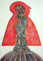 'De ster', litho van Bernhard Jäger (DL), Antiek en Kunst, Ophalen of Verzenden