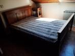 slaapkamer, Huis en Inrichting, Slaapkamer | Bedden, Ophalen, Gebruikt, Bruin, 140 cm