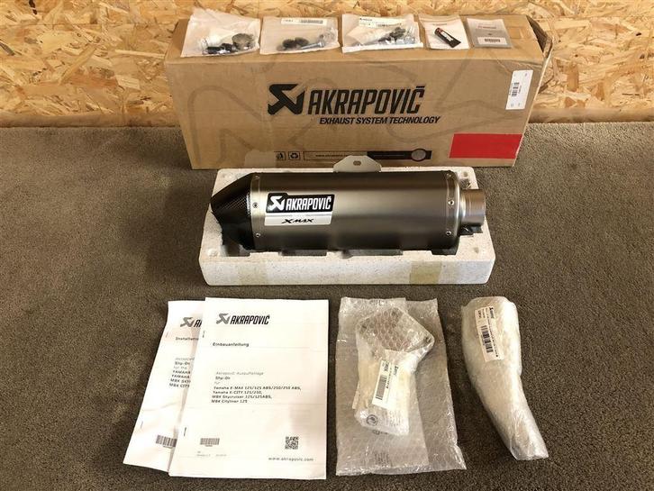 Akrapovic uitlaat Yamaha XMax X-Max 125 ABS 11-16 Skycruiser, Motoren, Onderdelen | Yamaha, Nieuw, Verzenden
