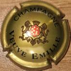 Capsule Champagne VEUVE EMILLE or foncé & noir nr.06, Enlèvement ou Envoi, Neuf, France, Champagne