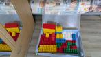 Bouwblokken + box (66 blokken), Ophalen, Gebruikt, Complete set