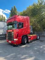 Scania 164L 580 euro 3, Achterwielaandrijving, Scania, Leder en Stof, Grijs