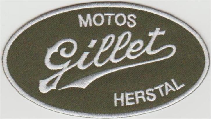 Motos Gillet Herstal stoffen opstrijk patch embleem, Motos, Accessoires | Autre, Neuf, Envoi