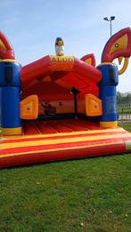springkasteel 5m op 6m verkoop - thema western/ saloon, Ophalen, Gebruikt