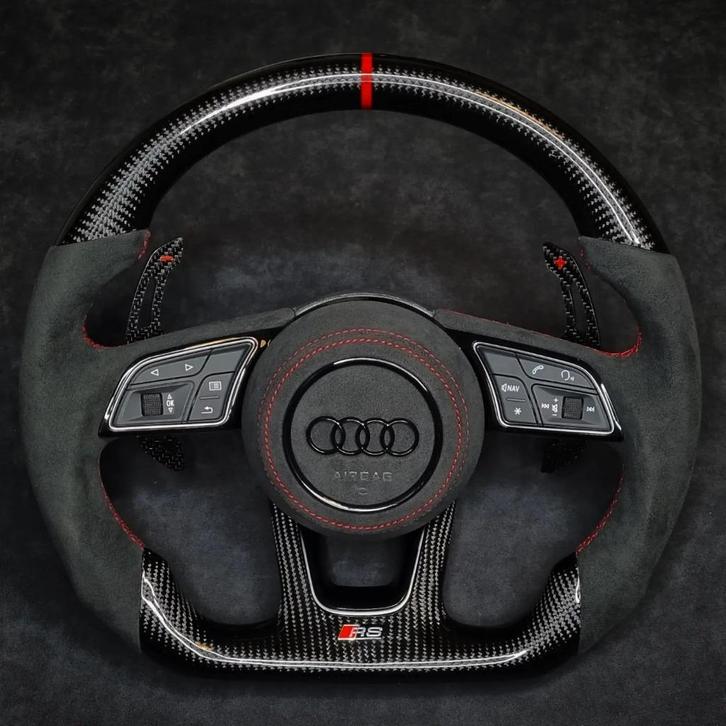 Audi stuur compleet S RS alcantara carbon, Auto-onderdelen, Besturing, Audi, Nieuw, Ophalen of Verzenden
