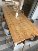 Table, ( vrai bois ) + chaisse à vendre, Maison & Meubles, Chaises, Enlèvement ou Envoi, Utilisé, Autres couleurs, Bois