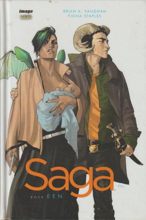Strip - Saga - twee delen - boek 1 en boek 2., Livres, BD, Enlèvement ou Envoi