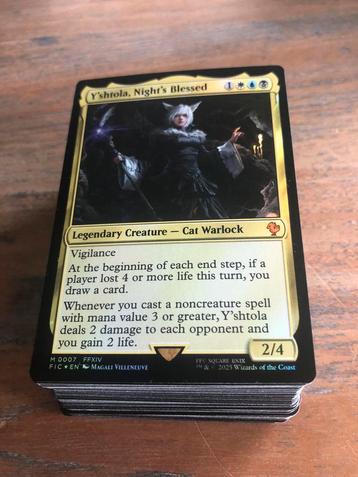 Mtg commander deck y’shtola final fantasy beschikbaar voor biedingen
