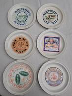 6 vintage kaasbordjes, Huis en Inrichting, Keramiek, Ophalen of Verzenden, Zo goed als nieuw, Bord(en)