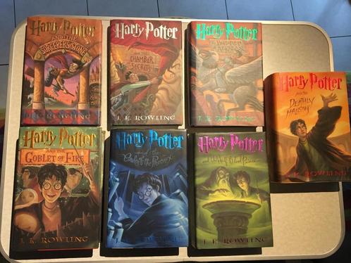 Complete Serie Amerikaanse Harry Potter Boeken (Deel 1-7), Boeken, Fantasy, Zo goed als nieuw, Ophalen of Verzenden