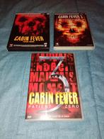 Te koop op dvd de Cabin Fever trilogie casi nine, Overige genres, Ophalen of Verzenden, Vanaf 12 jaar, Zo goed als nieuw