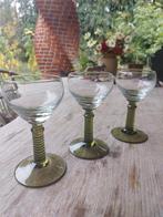 Doyen wijnglazen/roemer/jaren 30/3 voor 9€, Ophalen of Verzenden, Zo goed als nieuw