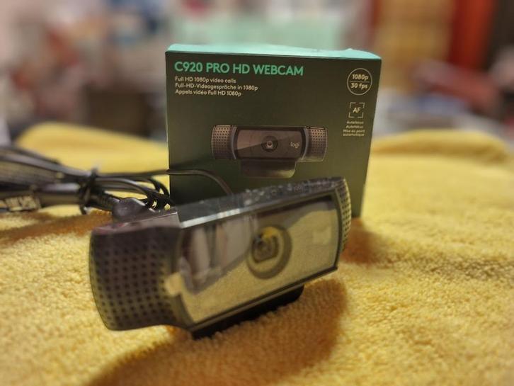 Logitech C920 HD Pro Webcam, Computers en Software, Webcams, Zo goed als nieuw, Bedraad, Windows, Monitorclip, Ophalen of Verzenden
