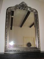 Brons/Zilver Chique!! Kwaliteits"Barok" Kuifspiegel "Facet", Huis en Inrichting, Woonaccessoires | Spiegels, Overige vormen, 75 tot 100 cm