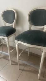 Twee barstoelen in klassieke stijl, Huis en Inrichting, Ophalen, Gebruikt