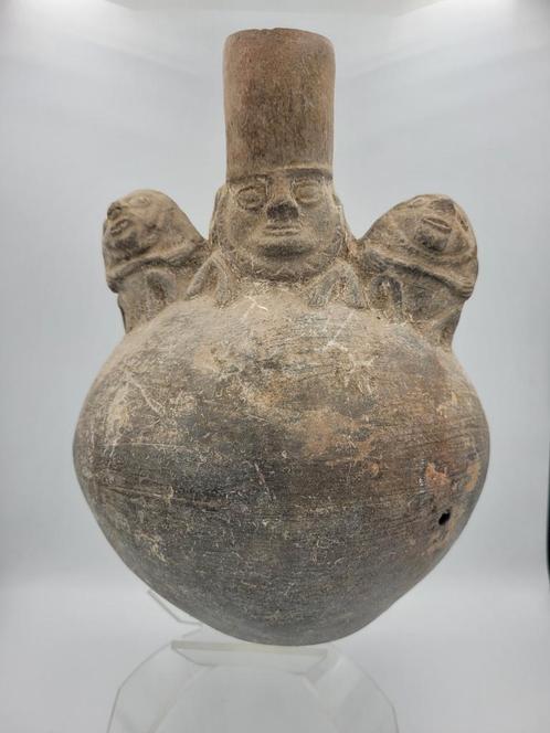 Pre-Columbian Chimù - Lambayeque vessel - uniek, Antiek en Kunst, Kunst | Niet-Westerse kunst, Ophalen