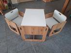 Kinderbureau met stoeltjes Monetessori, Kinderen en Baby's, Kinderkamer | Tafels en Stoelen, Ophalen, Zo goed als nieuw