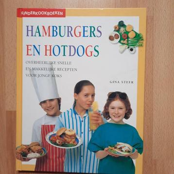 KINDERKOOKBOEKEN-GINA STEER - HAMBURGERS EN HOTDOGS beschikbaar voor biedingen