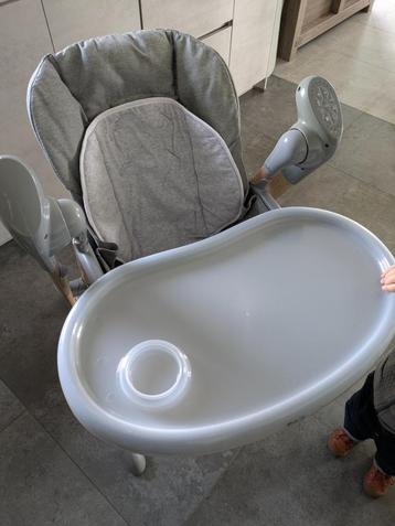Chaise haute berçante 2 en 1  - Bois Gris - Bo Jungle beschikbaar voor biedingen