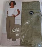 #damers #geweven #broek, Maat 46/48 (XL) of groter, Nieuw, Ophalen of Verzenden, Groen