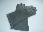 lederen ceremoniehandschoenen, Kleding | Heren, Trouwkleding en Trouwaccessoires, Ophalen of Verzenden, Zo goed als nieuw, Grijs