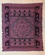 Vintage grand foulard woonkleed paars tinten 190/156, Comme neuf, Enlèvement ou Envoi