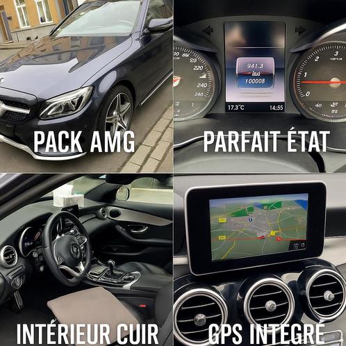 Mercedes C220 CDI-klasse — AMG-pakket — volledige optie, Auto's, Mercedes-Benz, Bedrijf, Lederen bekleding, Diesel, Handgeschakeld