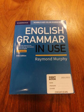 English Grammar in use  ( non complété!)  beschikbaar voor biedingen