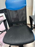Chaise bureau bleu avec roulette