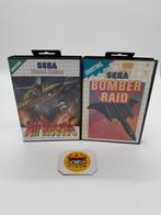 Bomber Raid + Air Rescue Sega Master System Lot - PAL Cib, Games en Spelcomputers, Games | Sega, Avontuur en Actie, Gebruikt, 1 speler