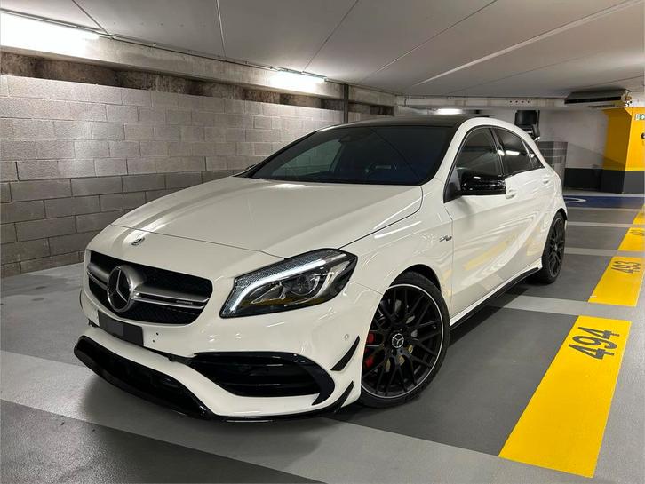 Mercedes-Benz A 45 AMG | 60.000Km | PACK PERF | PANO | FULL, Autos, Mercedes-Benz, Particulier, Classe A, 4x4, ABS, Phares directionnels