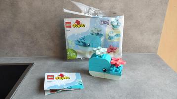lego duplo 30648 walvis, Enlèvement ou Envoi, Comme neuf, Ensemble complet, Duplo