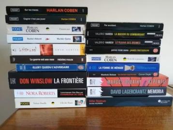 Pak van 20 boeken (misdaadroman, thriller) beschikbaar voor biedingen