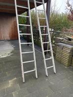 2 ladders met elk 15 treden, Doe-het-zelf en Bouw, Ladders en Trappen, Ophalen, Gebruikt, Ladder, 4 meter of meer