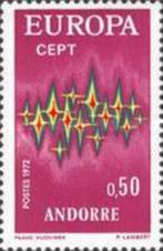 Postzegels Frans Andorra Europa 1972 Postfris, Ophalen of Verzenden, Overige landen, Postfris