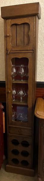 Meuble range verres/ bouteilles, Maison & Meubles, 75 cm ou plus, Comme neuf, Enlèvement, 5 à 15 bouteilles