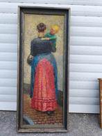 Huile sur panneau signe ph mathy, Antiek en Kunst, Ophalen of Verzenden