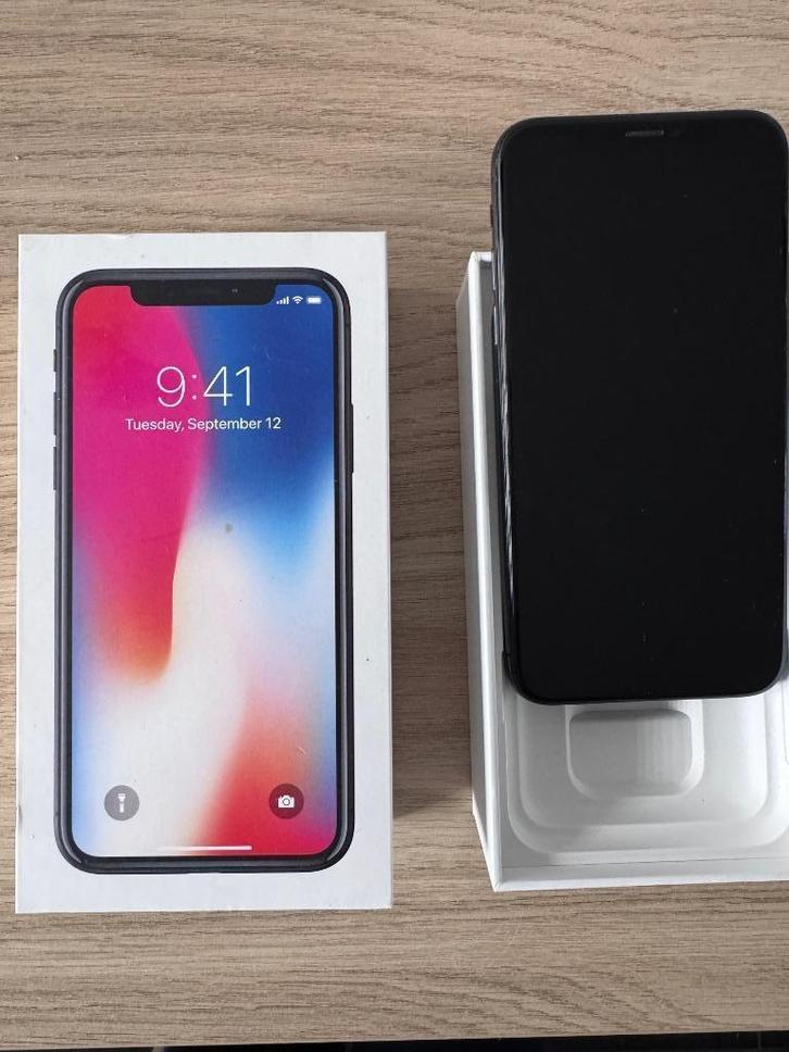 Apple Iphone X - Space Grey - 64 GB, Telecommunicatie, Mobiele telefoons | Overige merken, Gebruikt, Zonder simlock, Ophalen of Verzenden