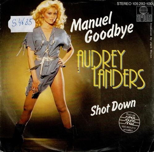Vinyl, 7"   /   Audrey Landers – Manuel Goodbye, CD & DVD, Vinyles | Autres Vinyles, Autres formats, Enlèvement ou Envoi