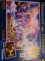 Puzzel eenhoorns glow in the dark 1000 stukjes, Hobby en Vrije tijd, Denksport en Puzzels, Ophalen of Verzenden