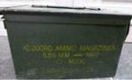 metalen ammunition box S.C.F., Verzamelen, Kist of Geocache, Ophalen of Verzenden, Landmacht
