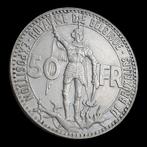 Munt / België / 50 frank / Tentoonstelling 1935 / Prachtig, Ophalen of Verzenden, België, Losse munt, Zilver